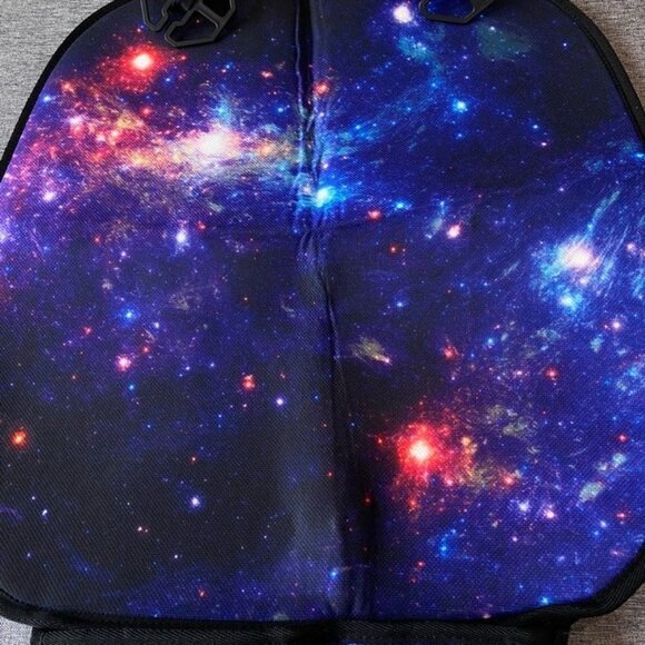 Car Seat Bottom Covers Cushion Pad Mat Breathable Polyester Mat, 1 Pair, Galaxy - Picture 7 of 7